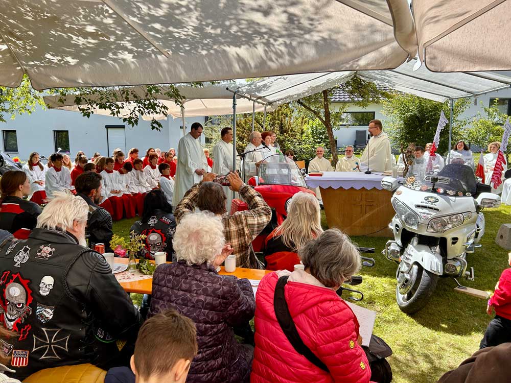 Motorrad-Gottesdienst zum Abschied